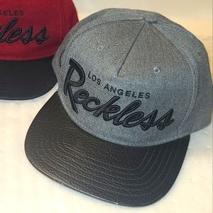 Grey Y&R Los Angeles Reckless snapback